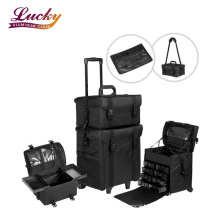 Wholesale professional rolling case trolley cosmetic With Removable Wheel
